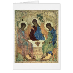 Cartão A trindade santamente, 1420s (tempera no painel)