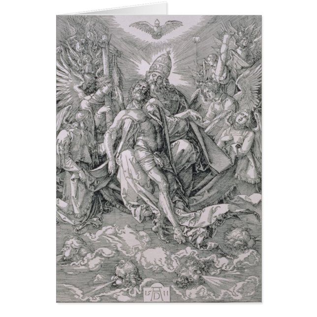 Cartão A trindade santamente, bar. 1511 (Frente)