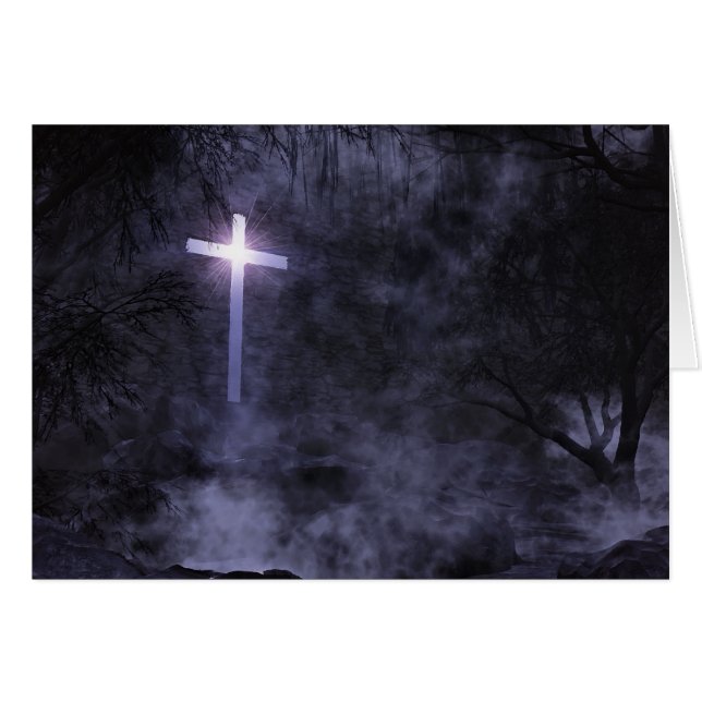 Cartão A Tua Luz Está Chegando. (Frente Horizontal)