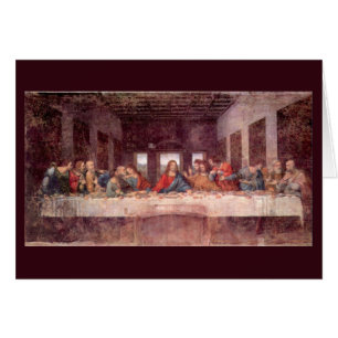 Cartão A Última Ceia de Leonardo da Vinci