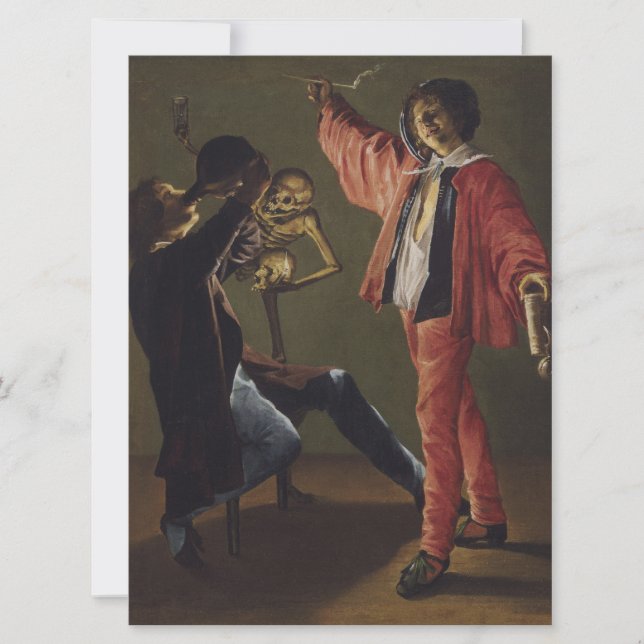 Cartão A Última Gota de Cerveja Antes da Festa Acabar (Frente)