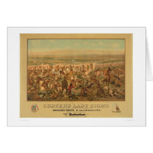 Cartão A última luta de Custer (2610A)