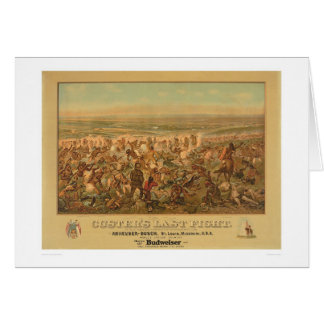 Cartão A última luta de Custer (2610A)