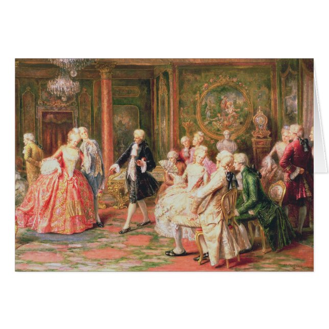 Cartão A valsa (Frente Horizontal)