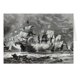 Cartão A vanguarda, sob o senhor William Inverno