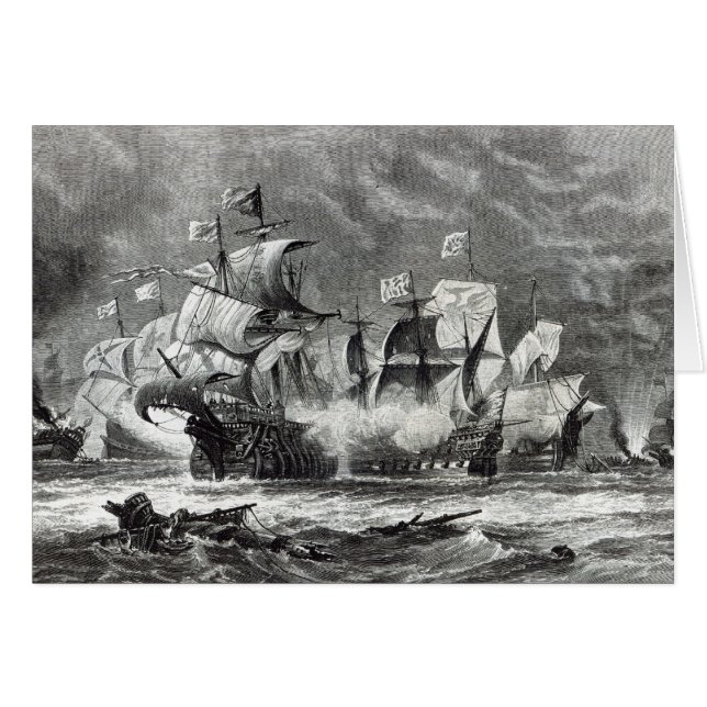 Cartão A vanguarda, sob o senhor William Inverno (Frente Horizontal)