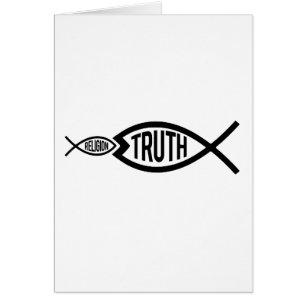 Cartão A verdade é maior que a religião