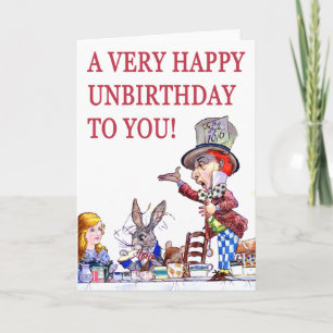 Cartão A Very Happy Unbirthday to You