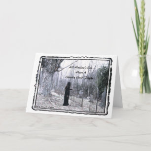 Cartão A véspera de Hallow...