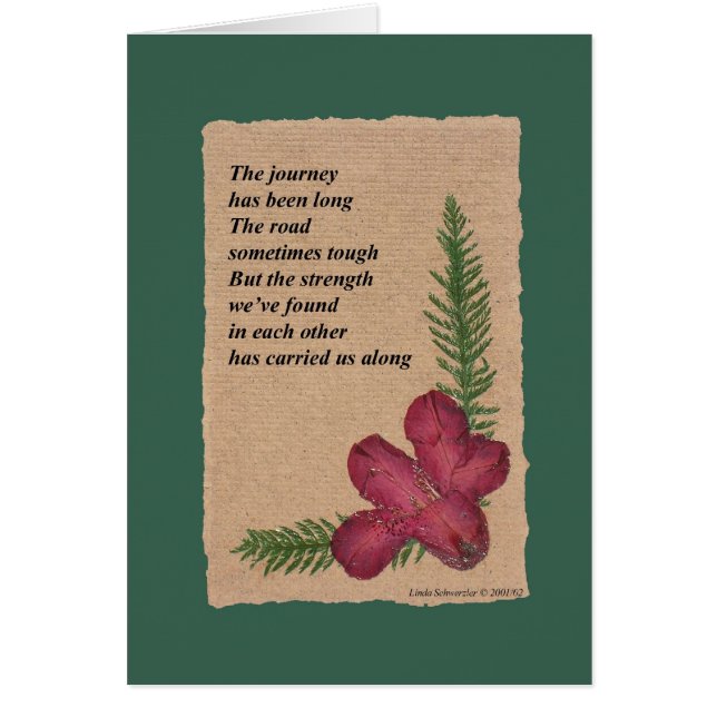 Cartão A Viagem Foi Longa, Mas Fizemos! (Frente)