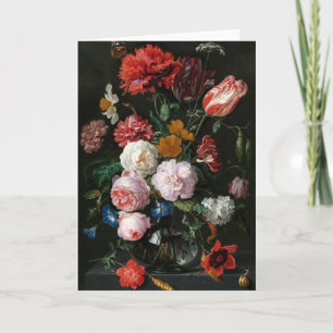 Cartão A vida com flores   Jan Davidsz de Heem