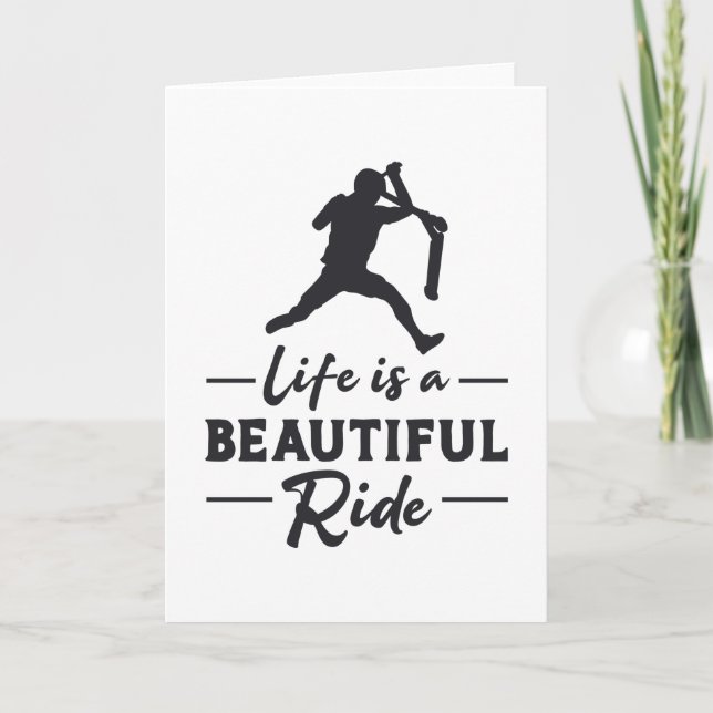 Cartão A Vida Do Driver De patinete É Um Belo Retro De Ca (Frente)