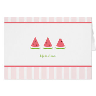 Cartão A vida é doce