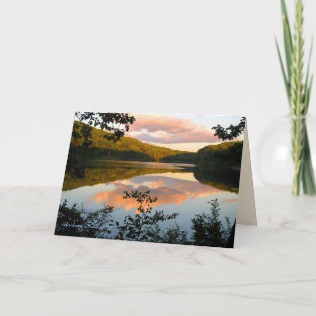 Cartão A vida é eterna: Poem Dentro-bereavement (Frente)