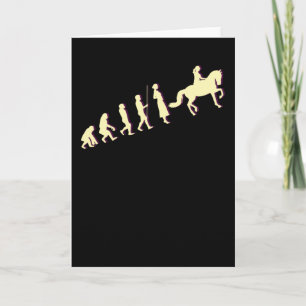 Cartão A Vida É Melhor Com Cavalos