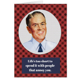 Cartão A vida é muito curta