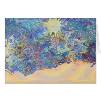 Cartão A vida é uma praia