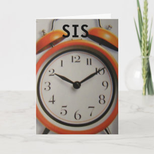 CARTÃO "A VIDA SEM VOCÊ ESTARIA DE VOLTA PARA O SIS"