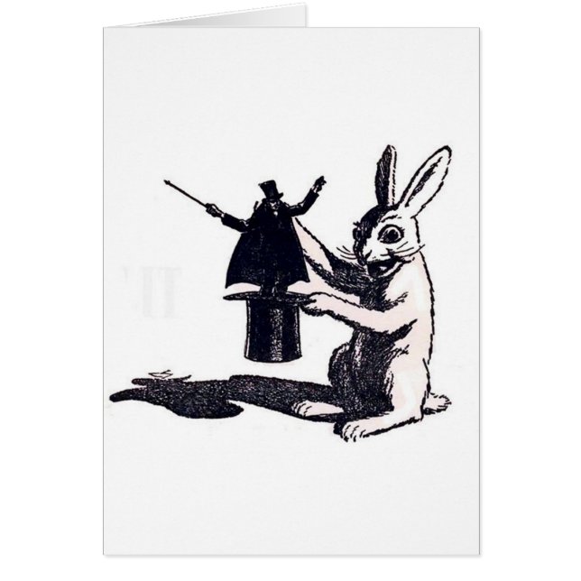 Cartão A vingança do coelho (Frente)