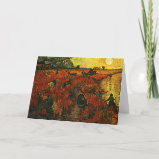 Cartão A Vinha Vermelha em Arles