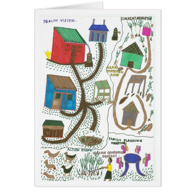 Cartão A visão de Joyce de uma casa de modelo (Frente)