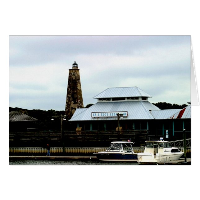 Cartão A visão do porto careca (Frente Horizontal)