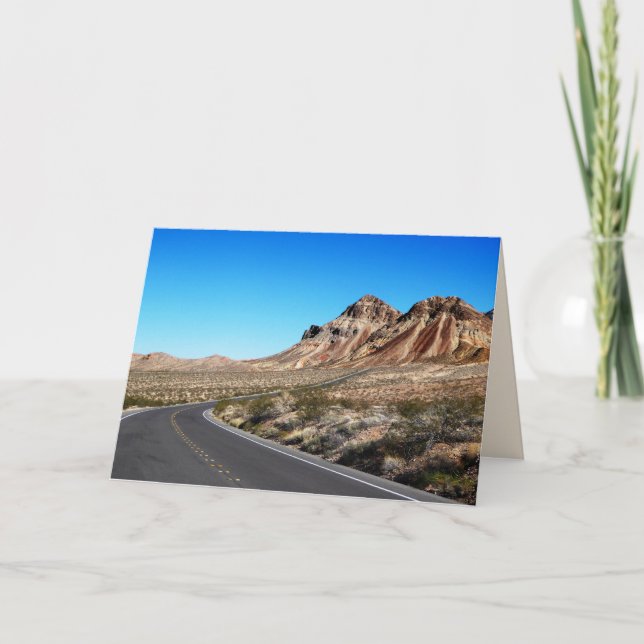 Cartão À volta da dobra, Vazio de Dentro de (Frente)