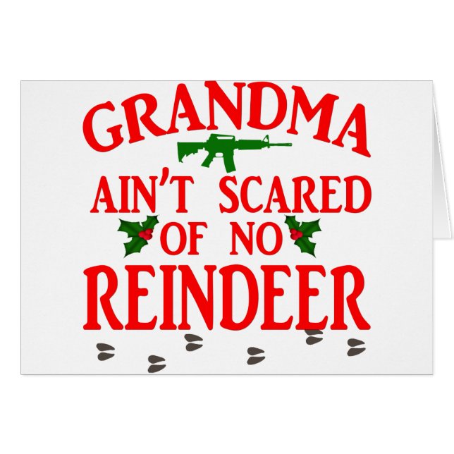 Cartão A Vovó Foi Chamada (Frente Horizontal)