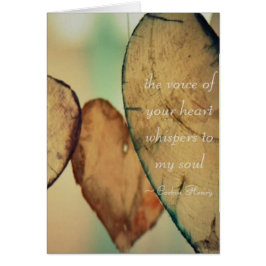 Cartão A Voz Dos Seus Sussurros Para A Minha Alma