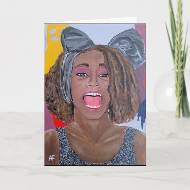 Cartão A Voz Pintura de Alfred Fox (Frente)