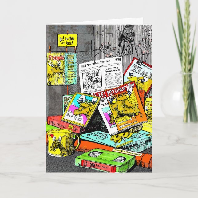 Cartão A Yak Is A Yak - Card (Frente)