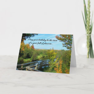 Cartão A year full of pleasure...Religious Birthday