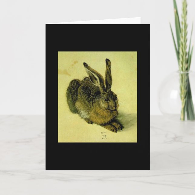 Cartão A Young Hare (Frente)