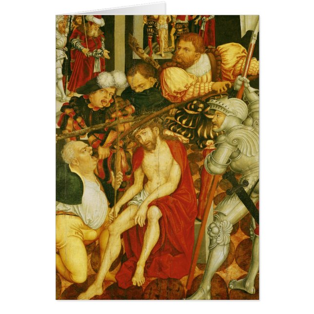 Cartão A zombaria do cristo (Frente)