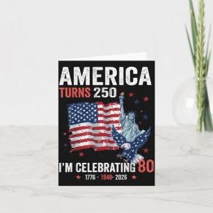 Cartão Aamérica Faz 250 Celebrando 80 Patrióticos
