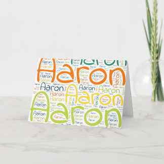 Cartão Aarão