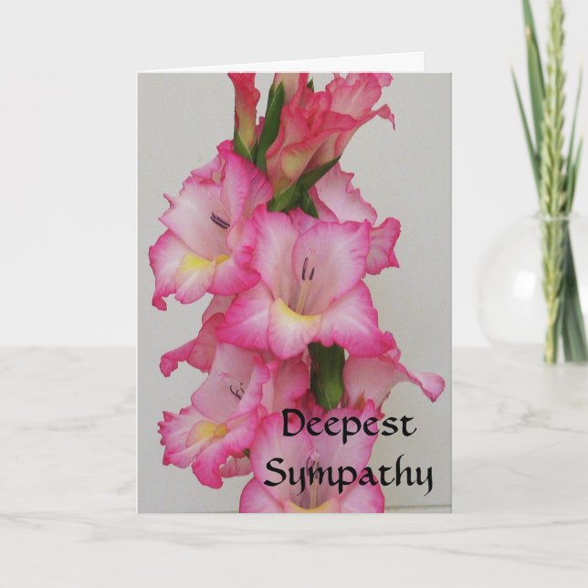 Cartão AB- Deepest Sympathy Floral Card (Frente)