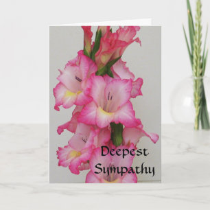 Cartão AB- Deepest Sympathy Floral Card