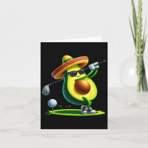 Cartão Abacate engraçado do Cinco De Mayo mostrando habil
