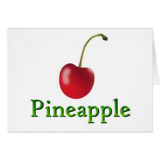 Cartão Abacaxi