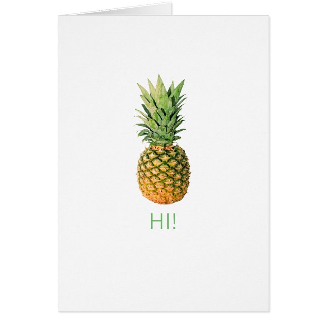 Cartão Abacaxi (Frente)