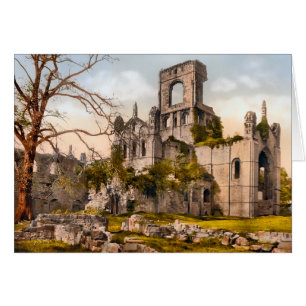 Cartão Abadia de Kirkstall ocidental - yorkshire