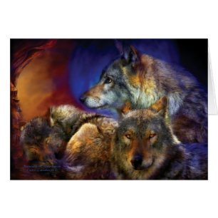 Cartão Abaixo de uma lua azul ArtCard