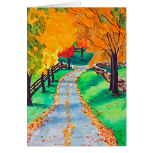 Cartão Abaixo do monte