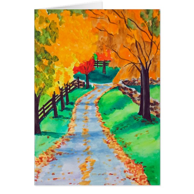 Cartão Abaixo do monte (Frente)