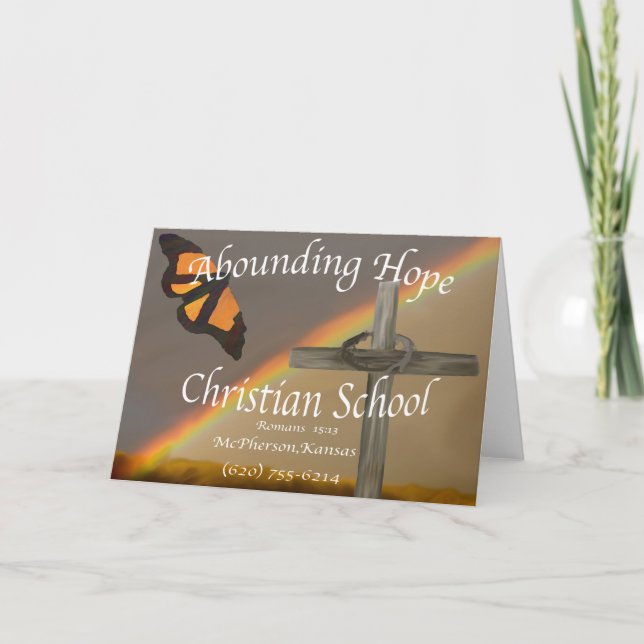 Cartão Abandonando a esperança 15:13 (Frente)