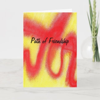 Cartão Abastract cards  Friendship