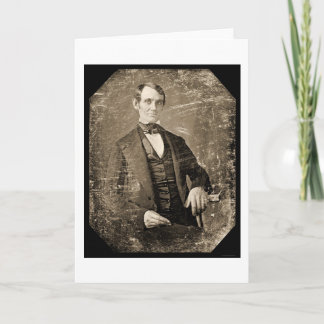 Cartão Abe Lincoln Daguerreotype 1846