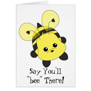 Cartão Abelha Cutie