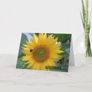 Cartão Abelha em vôo